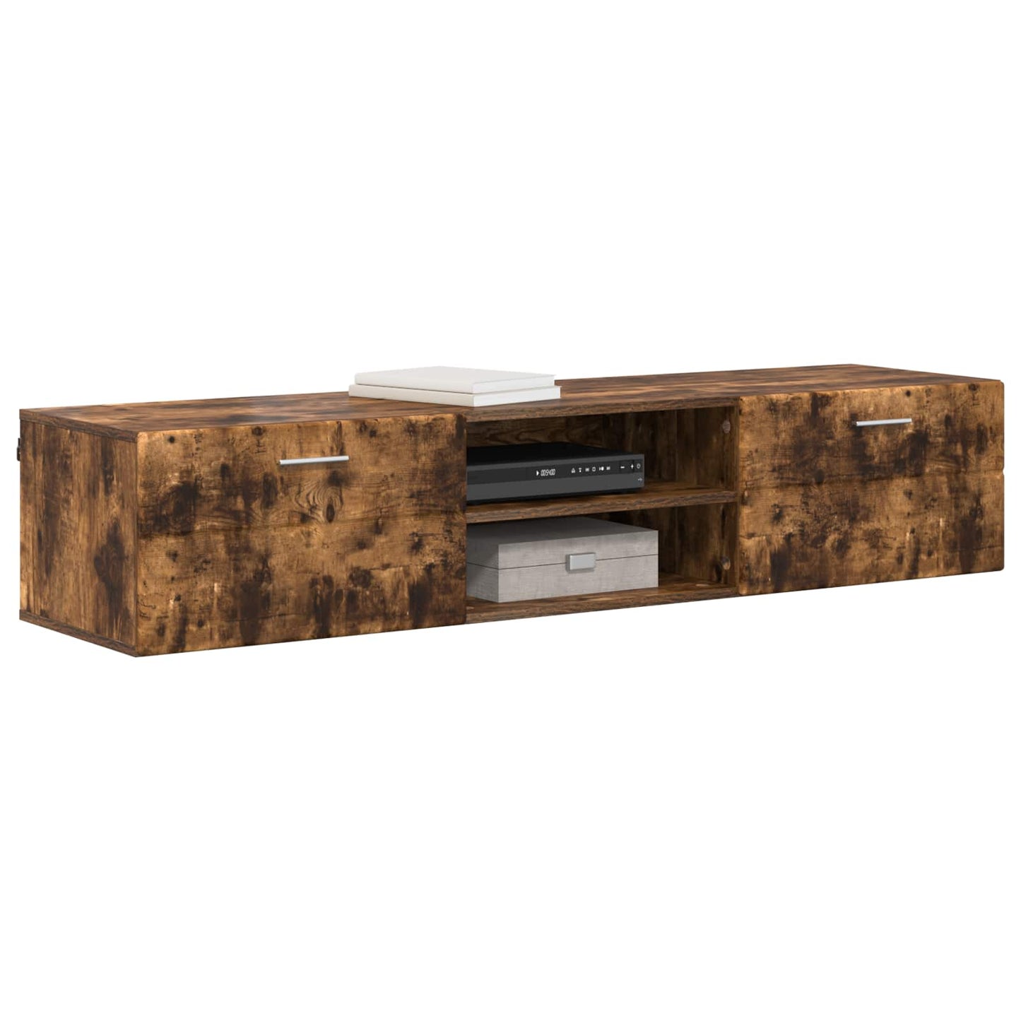 Wooden Cabinet Smoked Oak 150 x 39 x 30 cm Engineered Wood