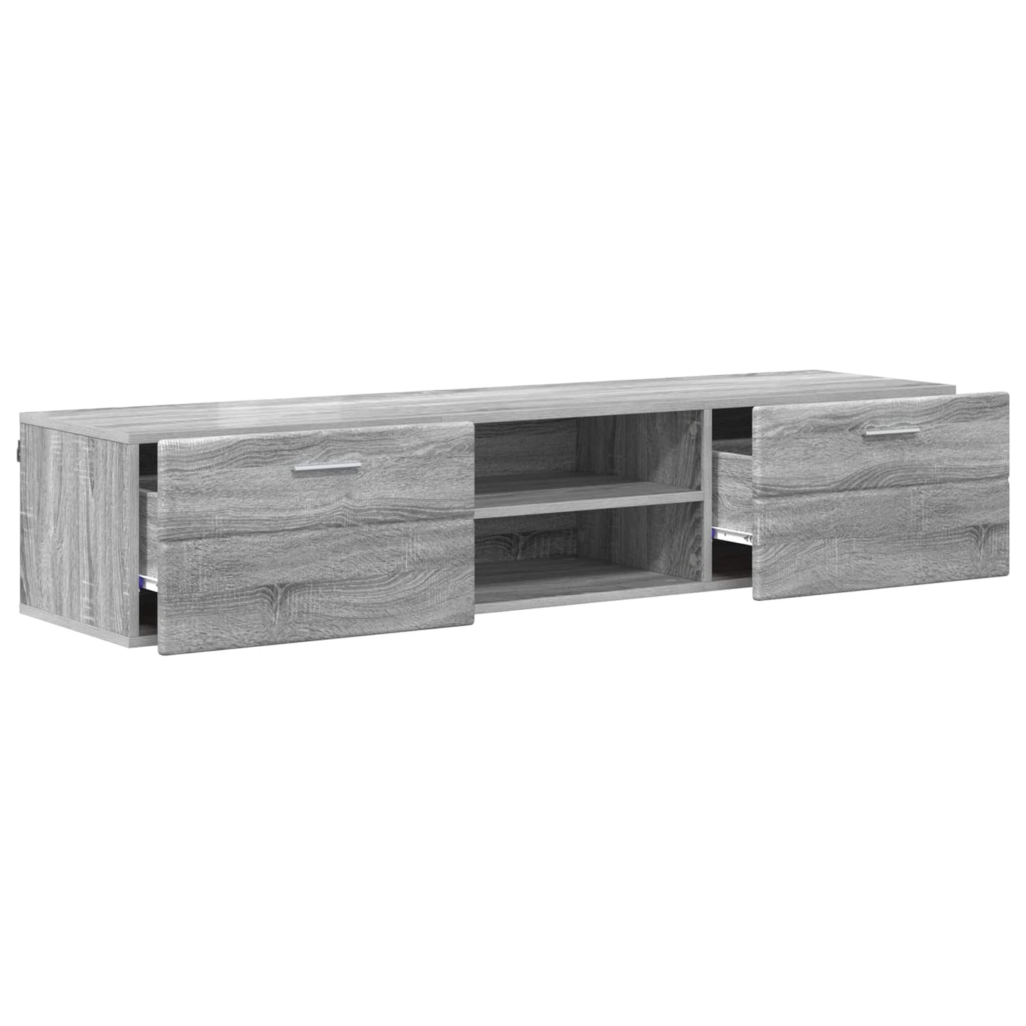 Wooden Cabinet Grey Sonoma 150 x 39 x 30 cm Engineered Wood