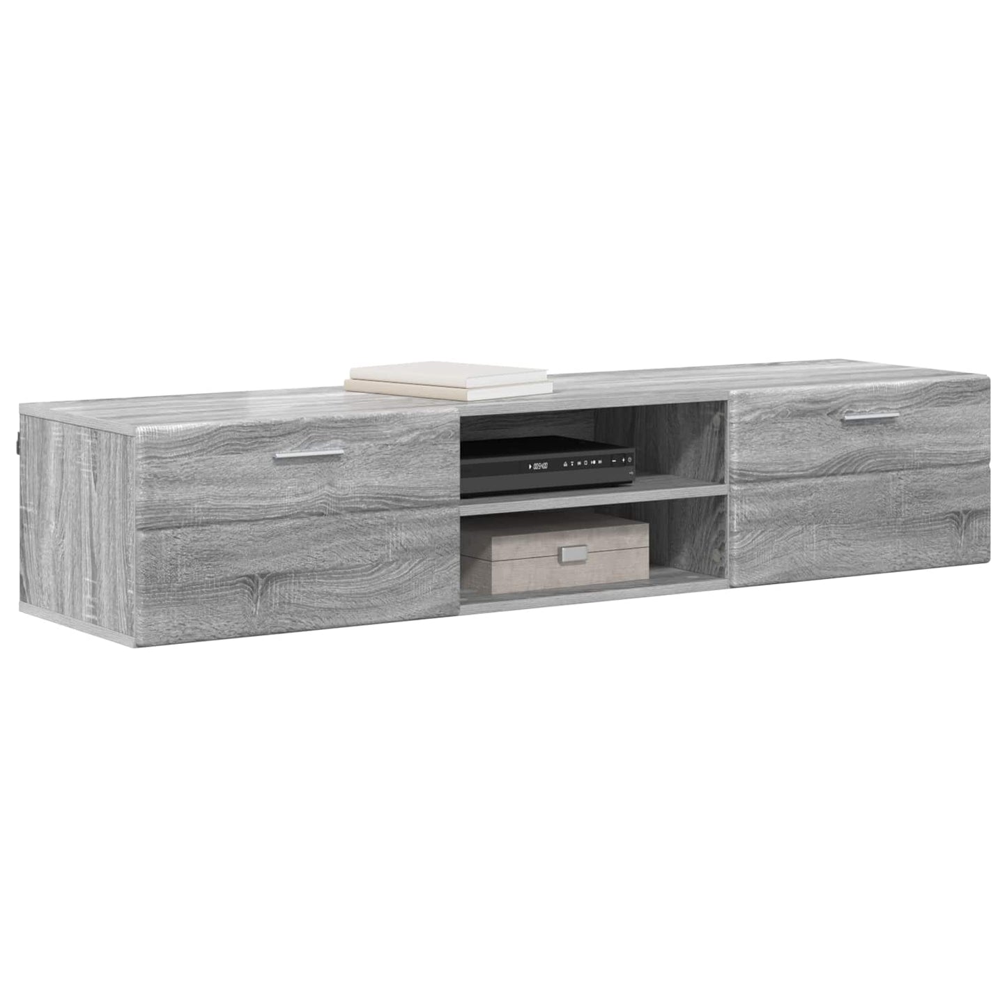 Wooden Cabinet Grey Sonoma 150 x 39 x 30 cm Engineered Wood