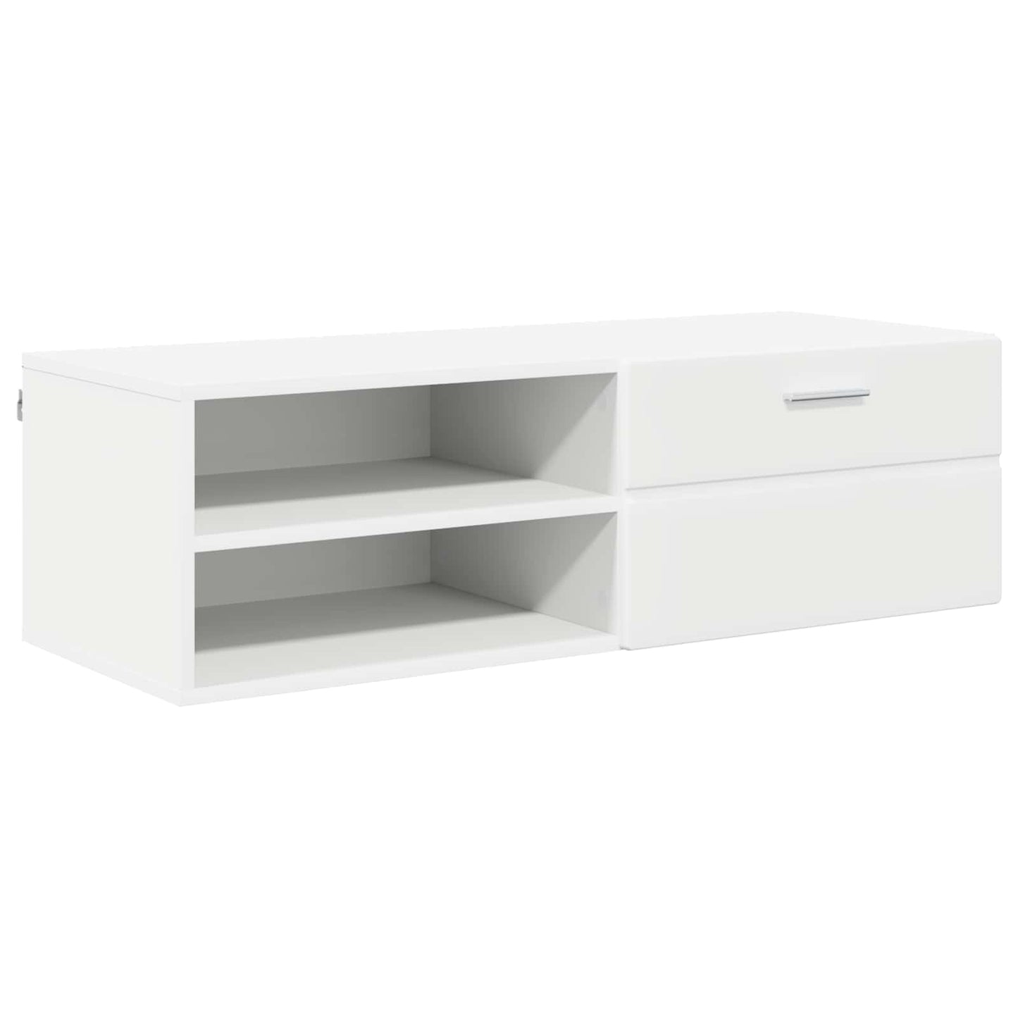 Wooden Cabinet White 100.5 x 39 x 30 cm Engineered Wood