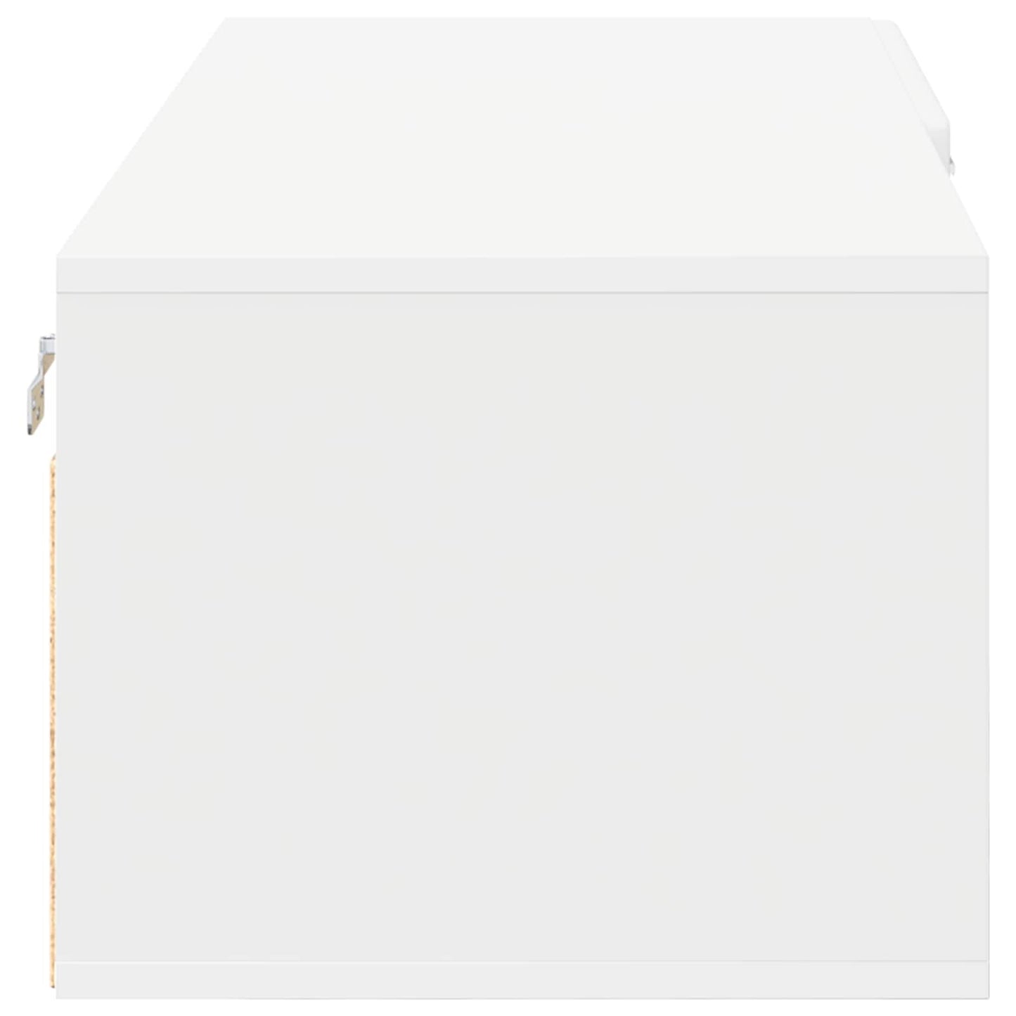 Wooden Cabinet White 100.5 x 39 x 30 cm Engineered Wood