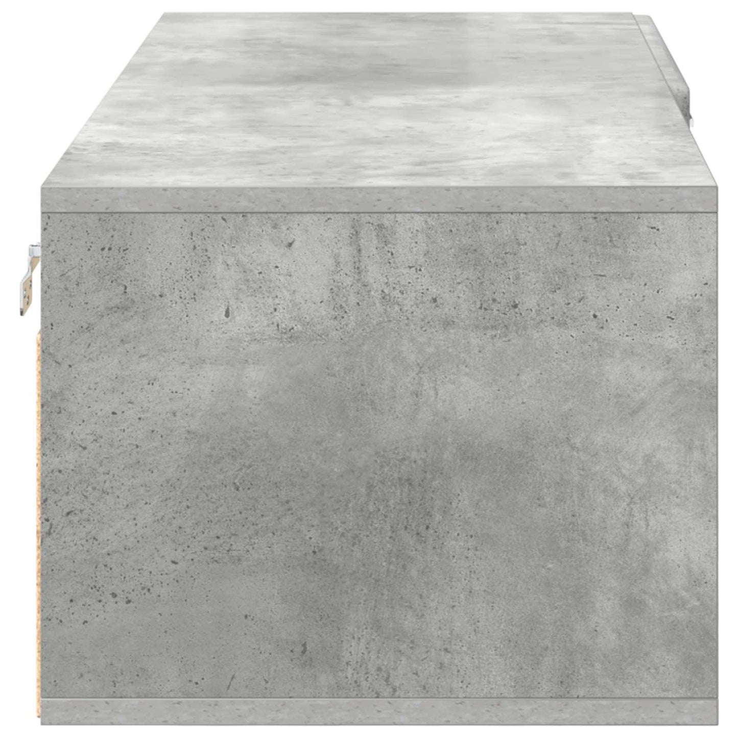 Wooden Cabinet with Drawer High Gloss White 100.5 x 39 x 30 cm