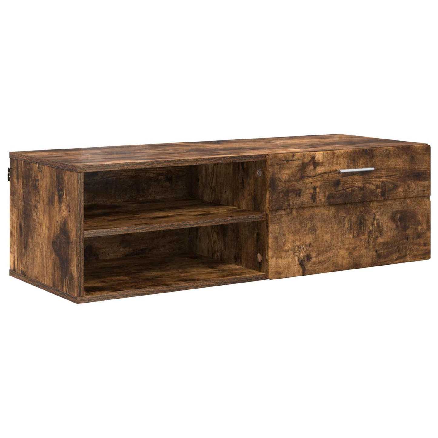 Wooden Cabinet Smoked Oak 100.5 x 39 x 30 cm Engineered Wood