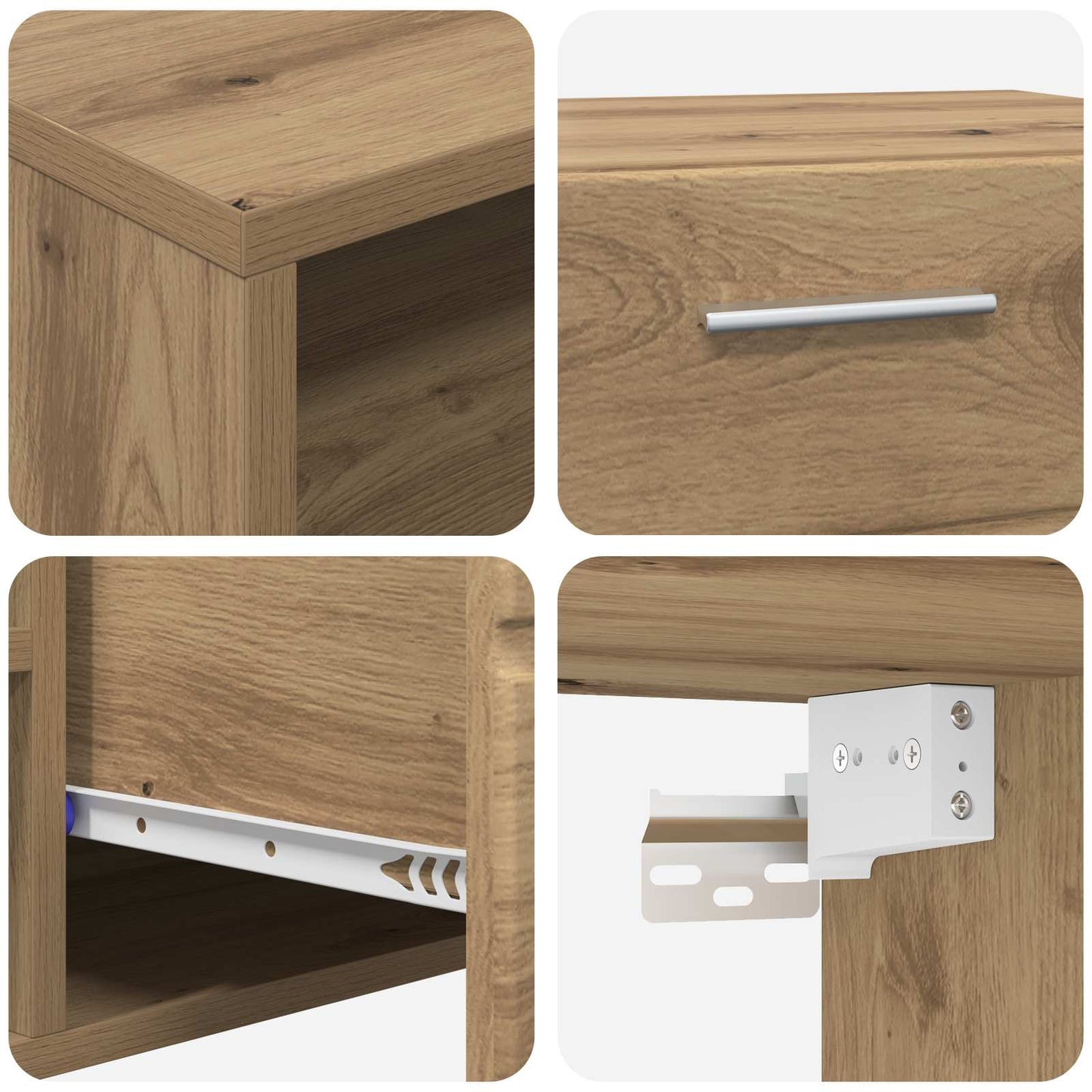 Wooden Cabinet Artisan Oak 100.5 x 39 x 30 cm Engineered Wood