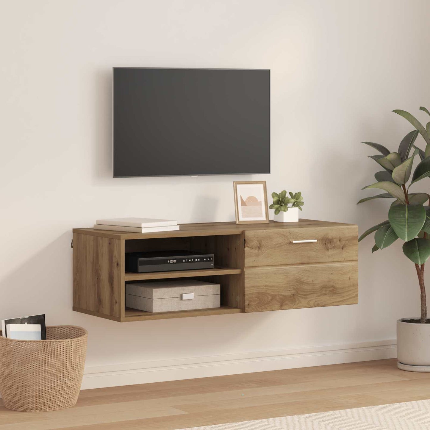 Wooden Cabinet Artisan Oak 100.5 x 39 x 30 cm Engineered Wood