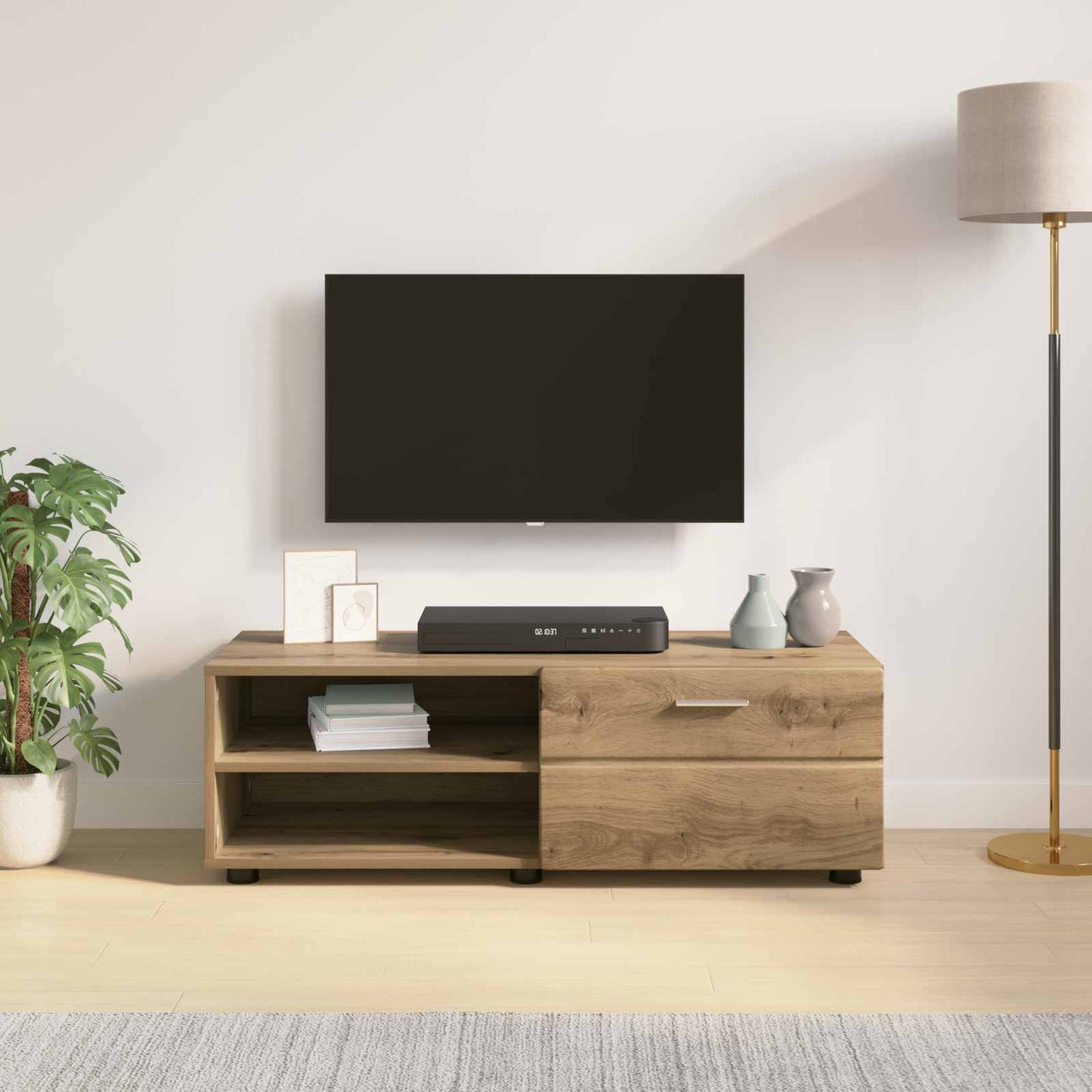Wooden Cabinet Artisan Oak 100.5 x 39 x 30 cm Engineered Wood