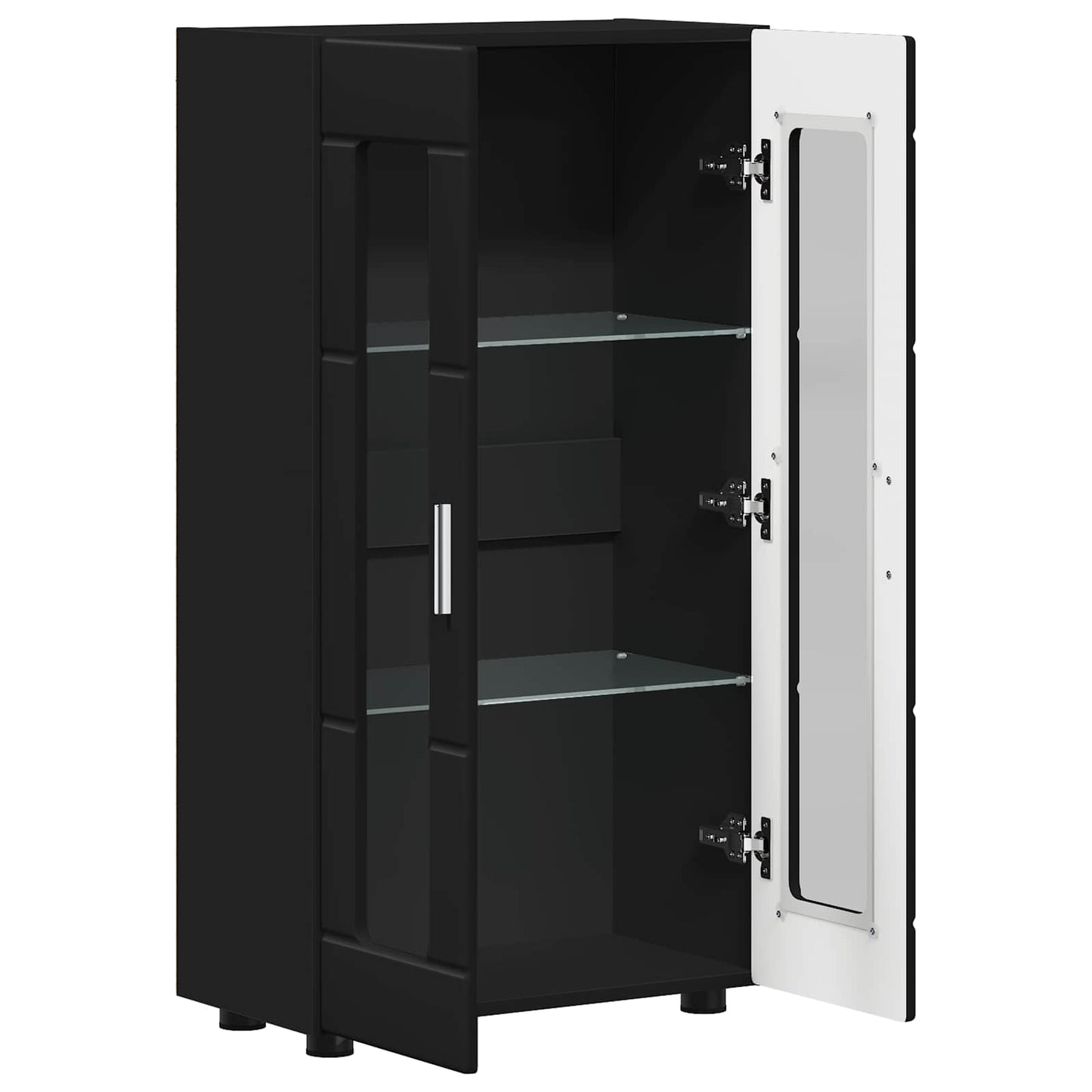 Sideboard FLORIN 55.5 x 29 x 100 cm Black Engineered Wood