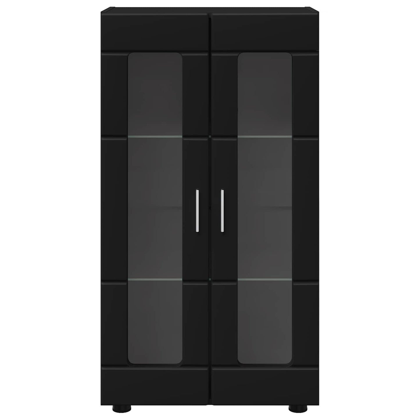 Sideboard FLORIN Black 55.5 x 29 x 100 cm Engineered Wood