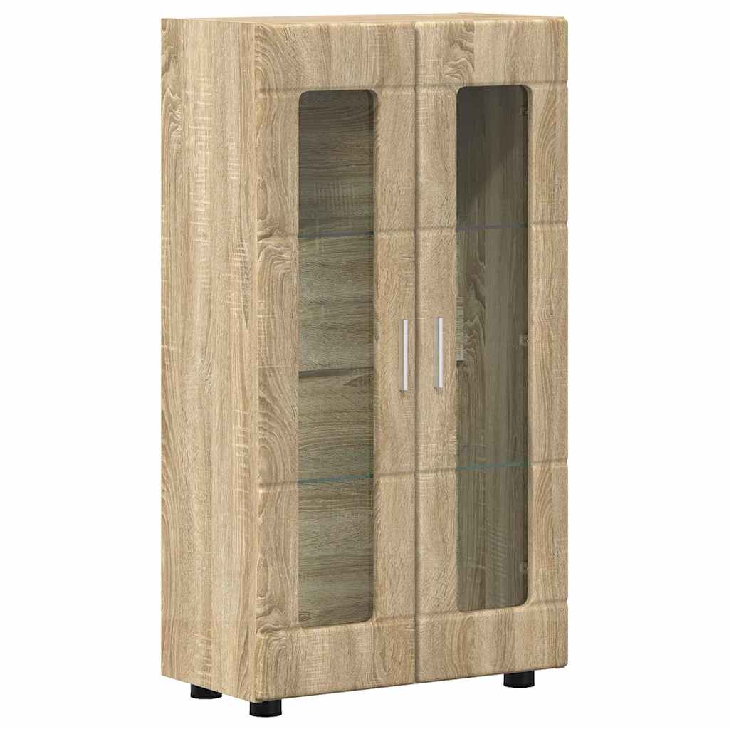 Sideboard FLORIN Sonoma Oak 55.5 x 29 x 100 cm Engineered Wood