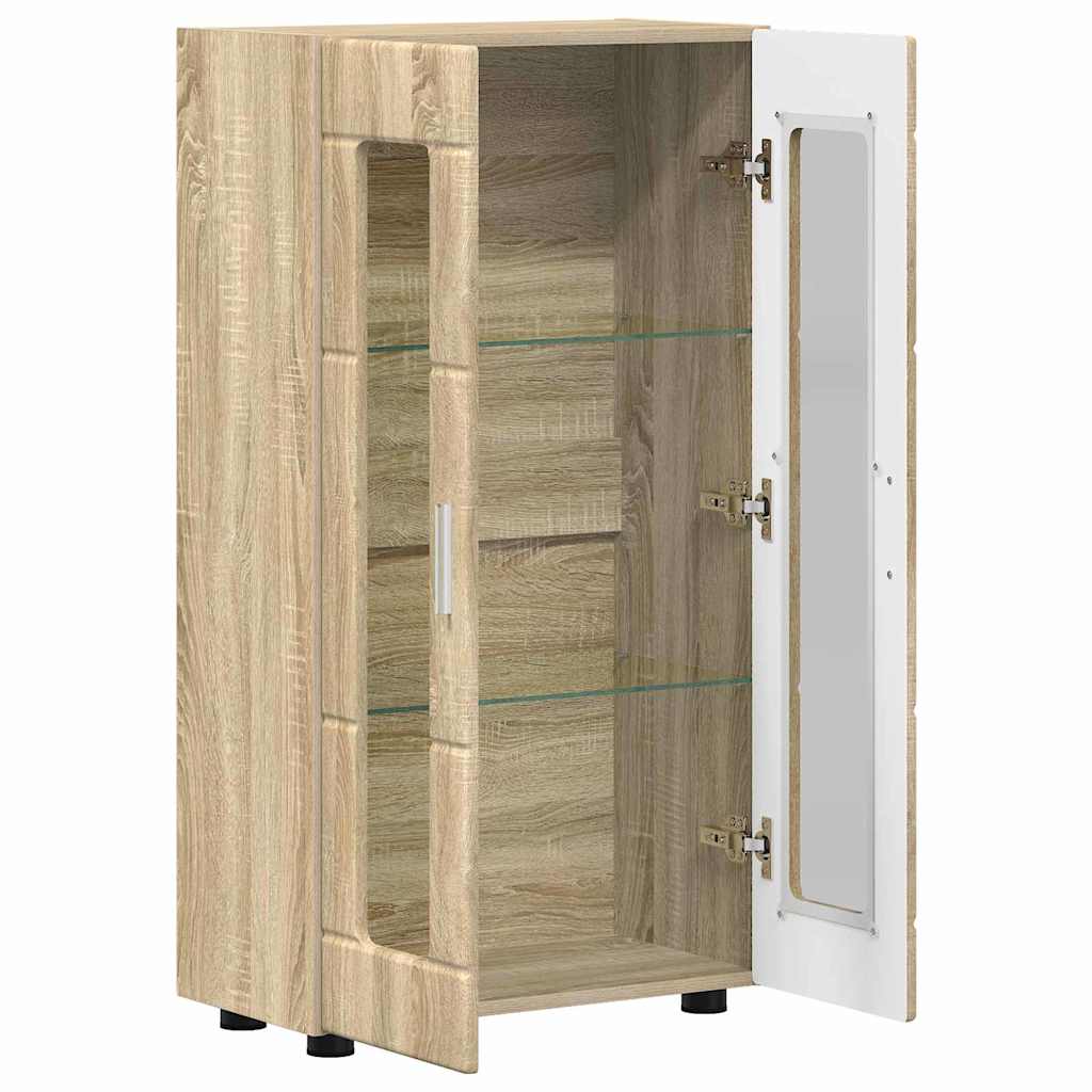 Sideboard FLORIN Sonoma Oak 55.5 x 29 x 100 cm Engineered Wood