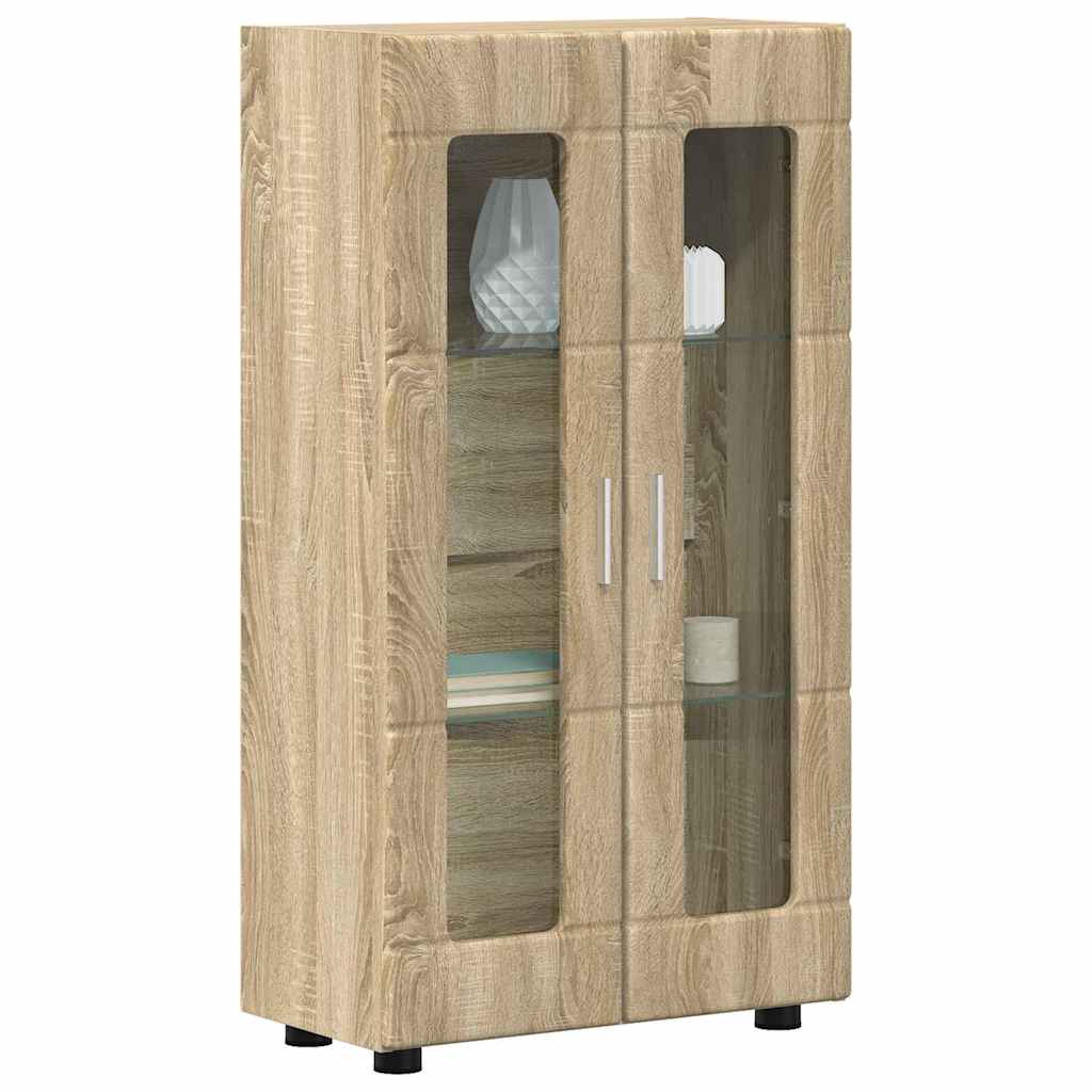 Sideboard FLORIN Sonoma Oak 55.5 x 29 x 100 cm Engineered Wood