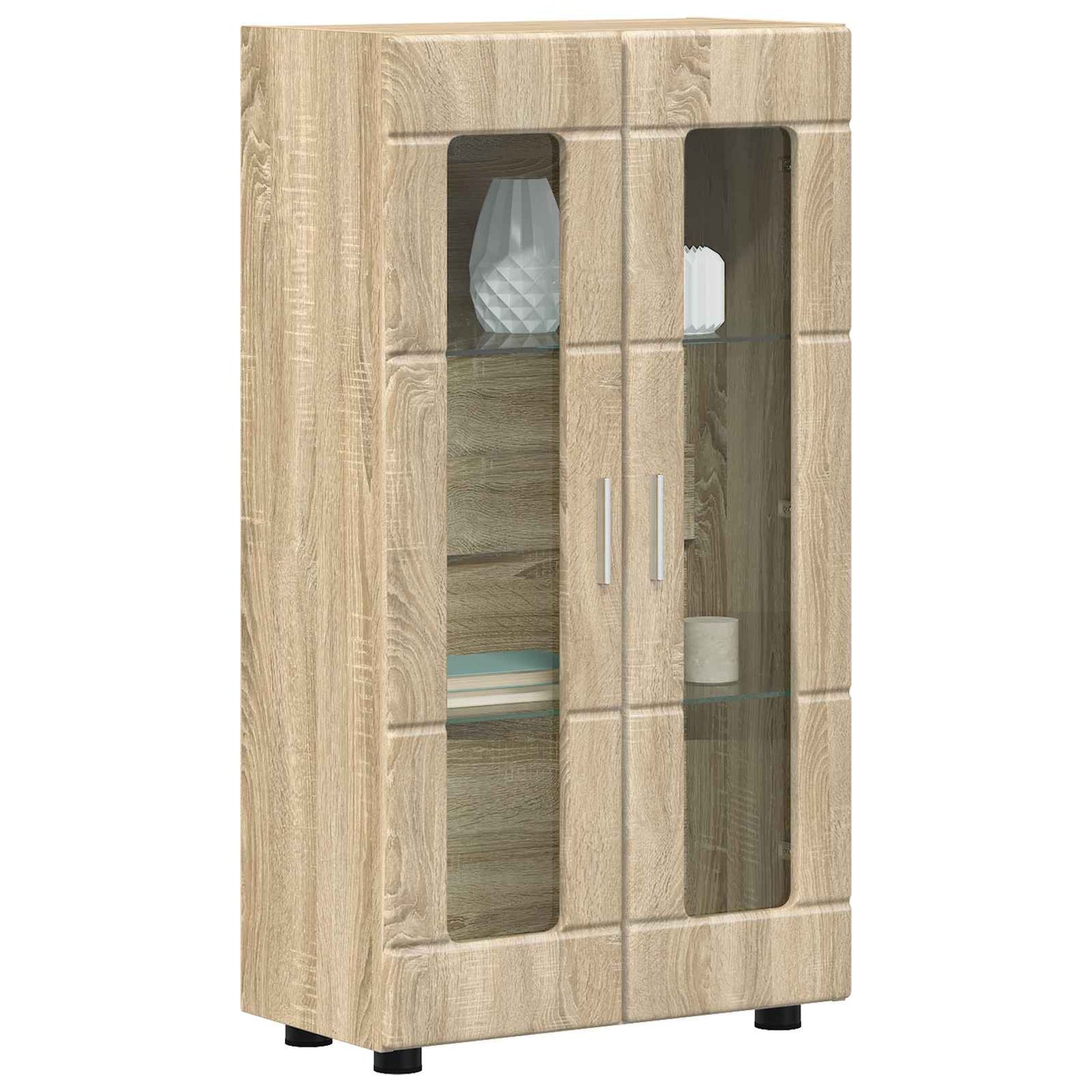 Sideboard FLORIN Sonoma Oak 55.5 x 29 x 100 cm Engineered Wood