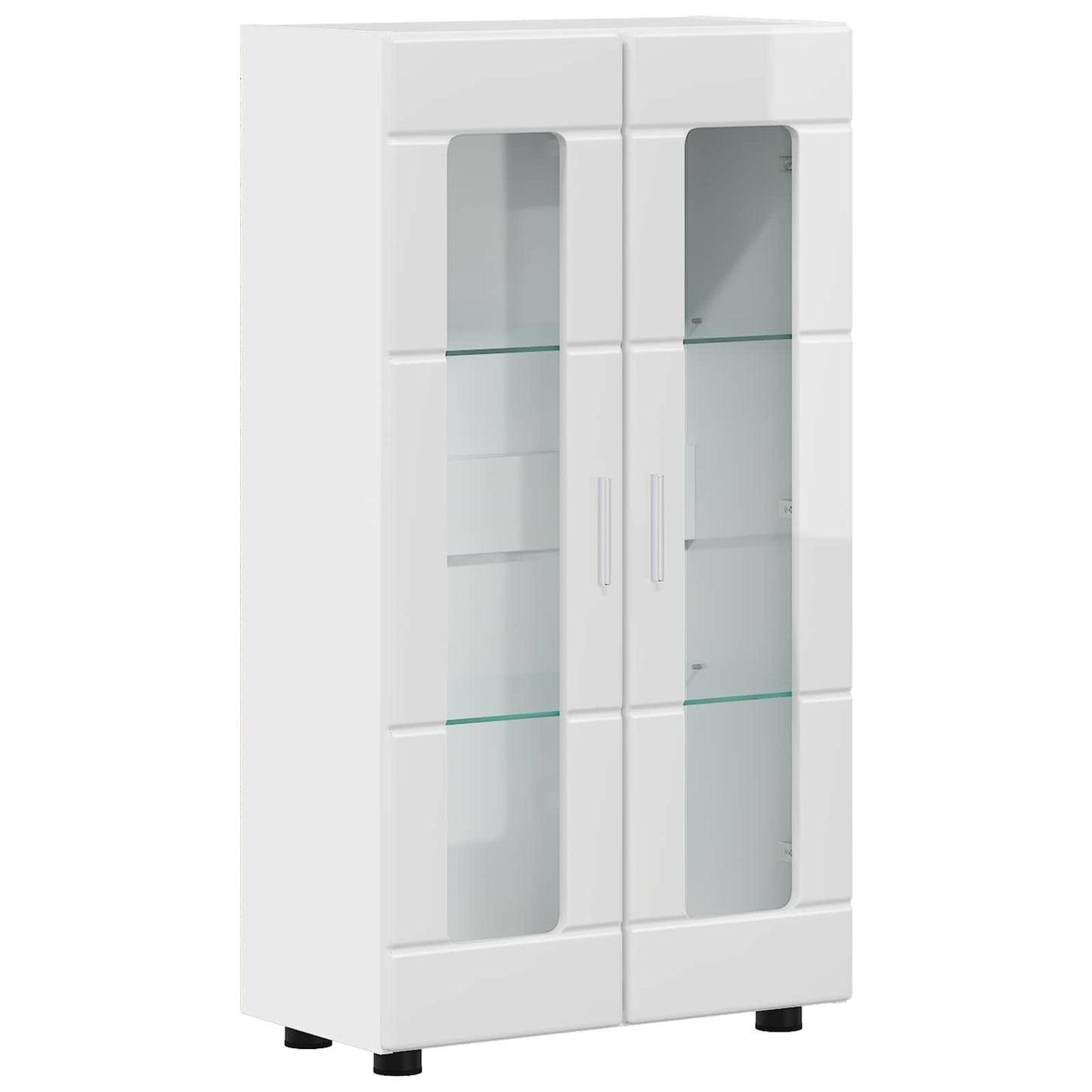 Sideboard FLORIN 55.5 x 29 x 100 cm High Gloss White