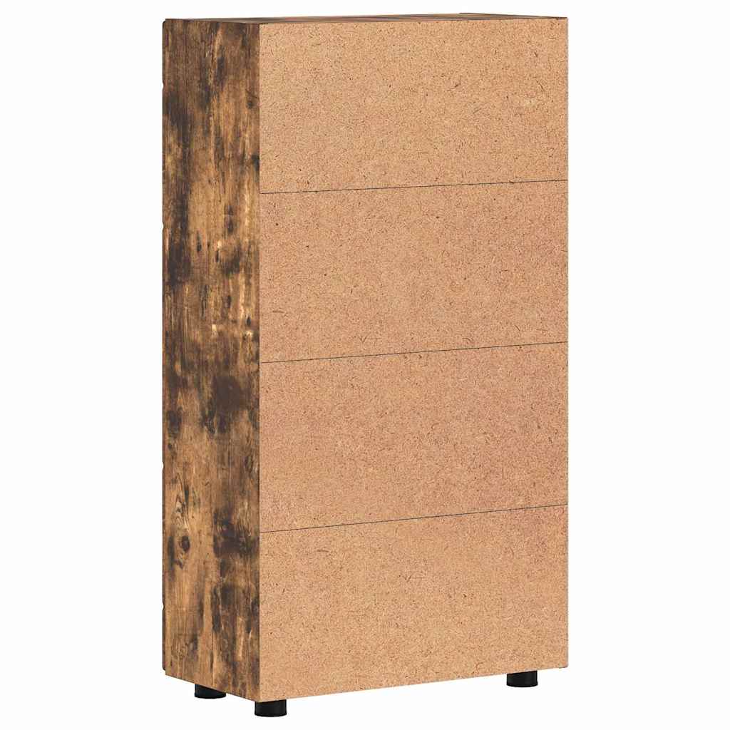 Sideboard FLORIN Smoked Oak 55.5 x 29 x 100 cm Engineered Wood