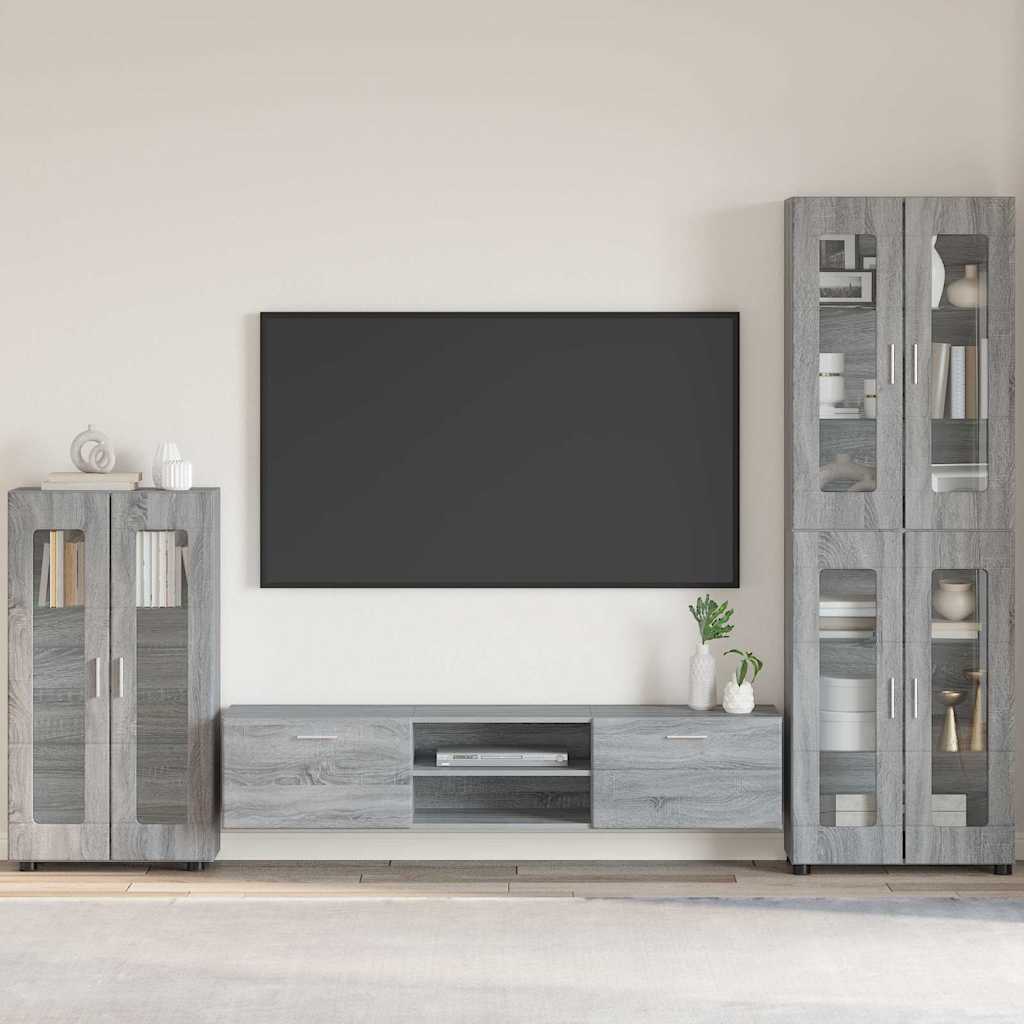 Sideboard FLORIN Grey Sonoma 55.5 x 29 x 100 cm Engineered Wood