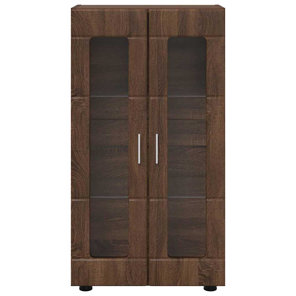 Sideboard FLORIN Brown Oak 55.5 x 29 x 100 cm Engineered Wood
