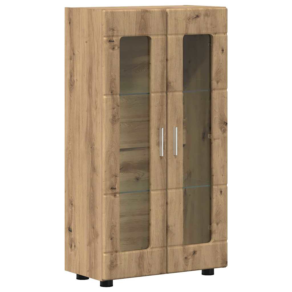 Sideboard FLORIN Artisan Oak 55.5 x 29 x 100 cm Engineered Wood