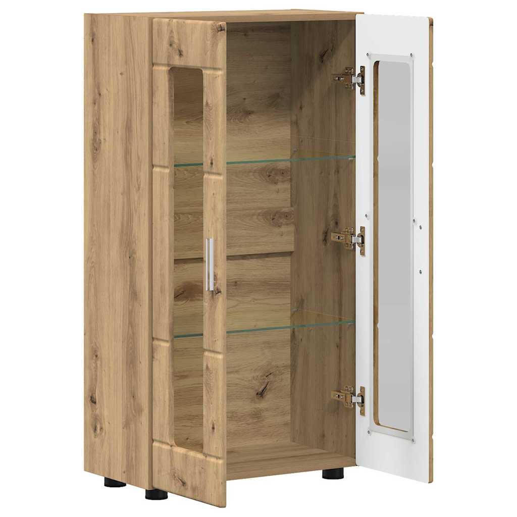 Sideboard FLORIN Artisan Oak 55.5 x 29 x 100 cm Engineered Wood