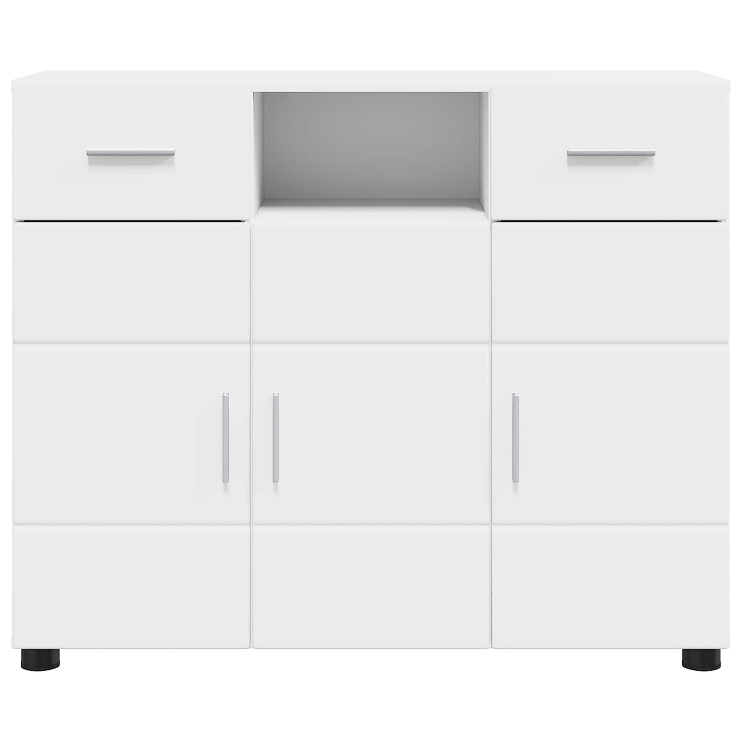 Wooden Cabinet White 88.5 x 30.5 x 73 cm Engineered Wood