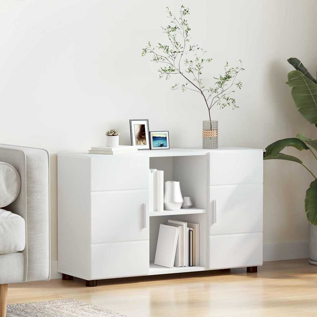 Sideboard FLORIN White 88.5 x 30.5 x 55.5 cm Engineered Wood