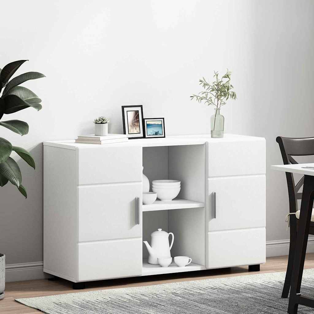 Sideboard FLORIN White 88.5 x 30.5 x 55.5 cm Engineered Wood
