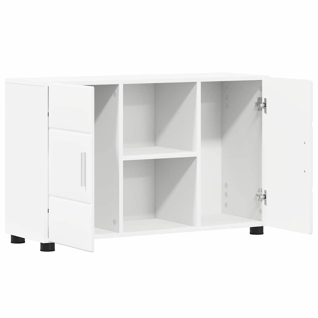 Sideboard FLORIN White 88.5 x 30.5 x 55.5 cm Engineered Wood