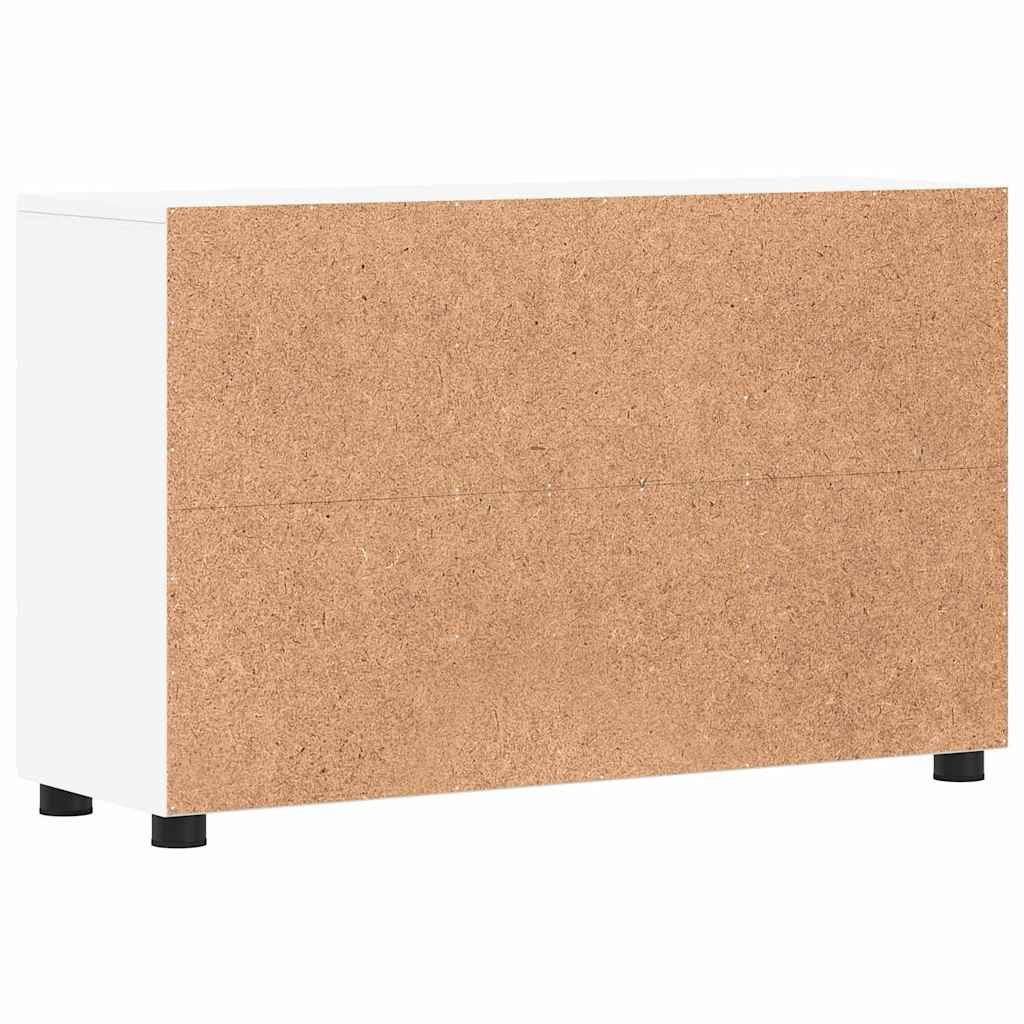 Sideboard FLORIN White 88.5 x 30.5 x 55.5 cm Engineered Wood