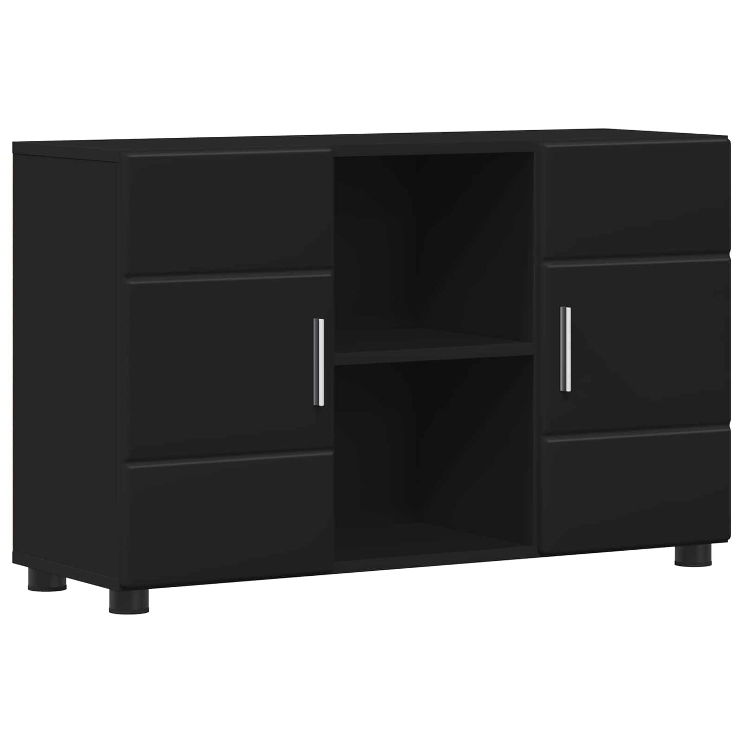 Sideboard FLORIN 88.5 x 30.5 x 55.5 cm Black Engineered Wood