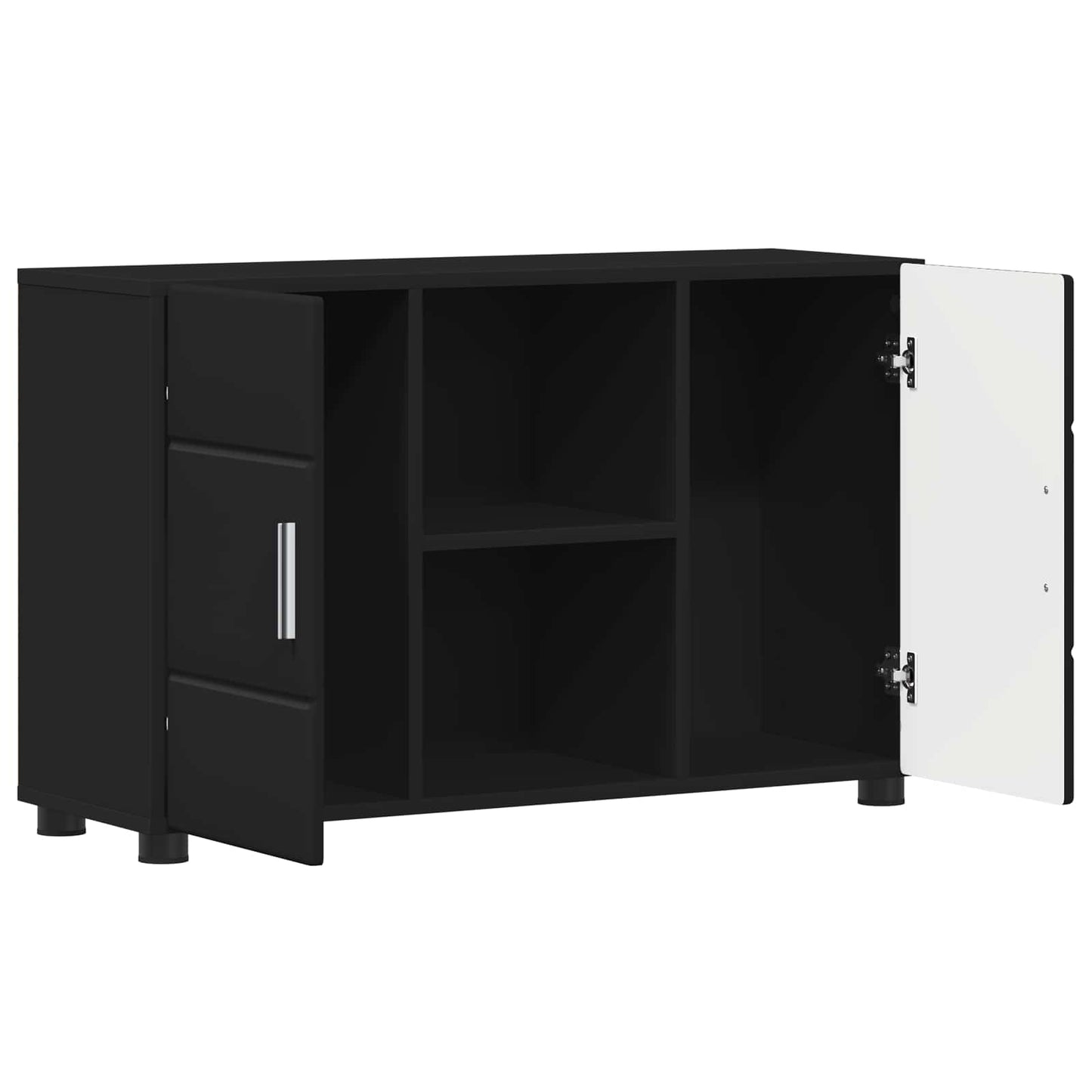 Sideboard FLORIN 88.5 x 30.5 x 55.5 cm Black Engineered Wood