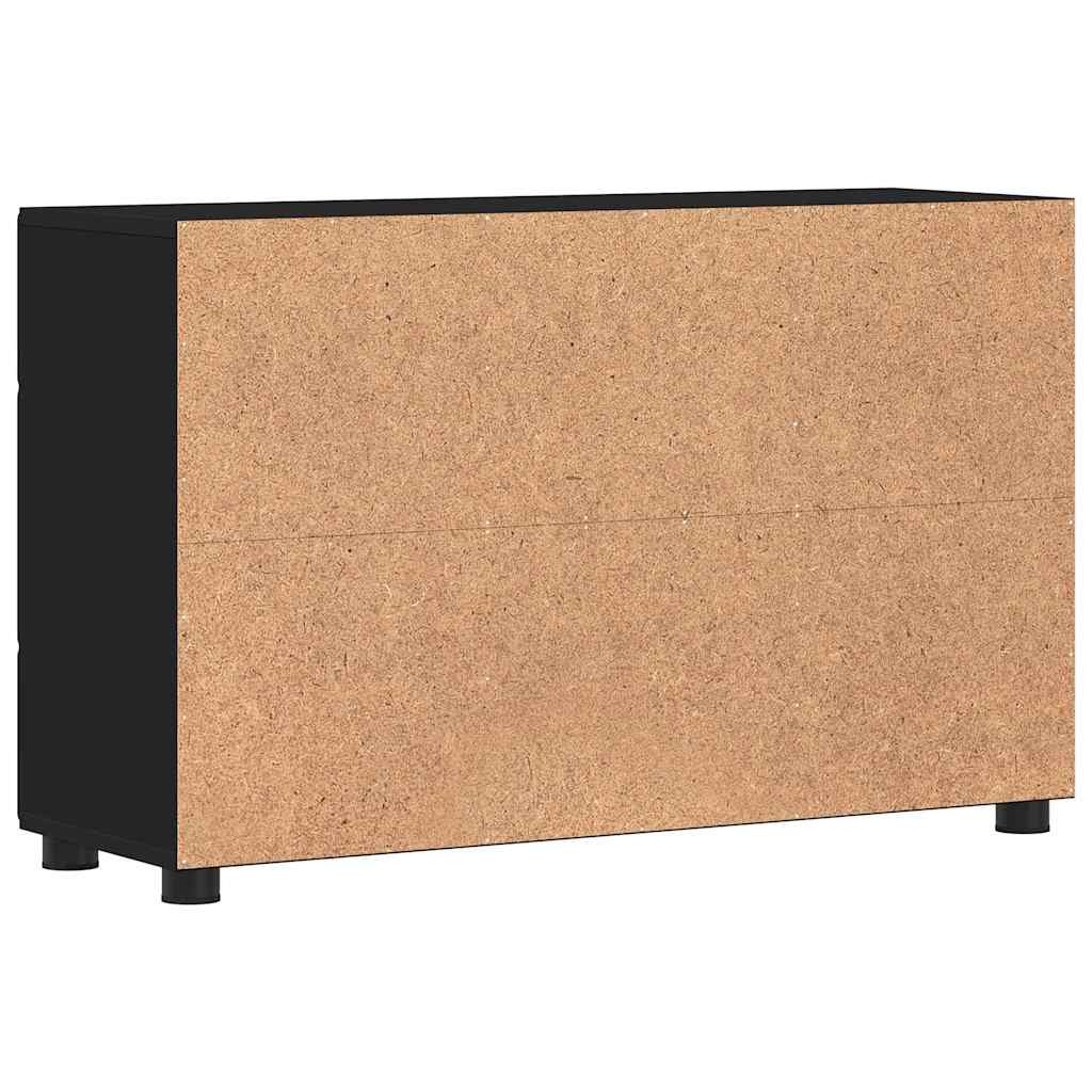 Sideboard FLORIN Black 88.5 x 30.5 x 55.5 cm Engineered Wood