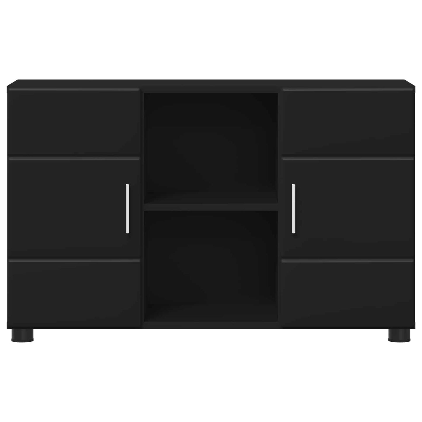 Sideboard FLORIN 88.5 x 30.5 x 55.5 cm Black Engineered Wood