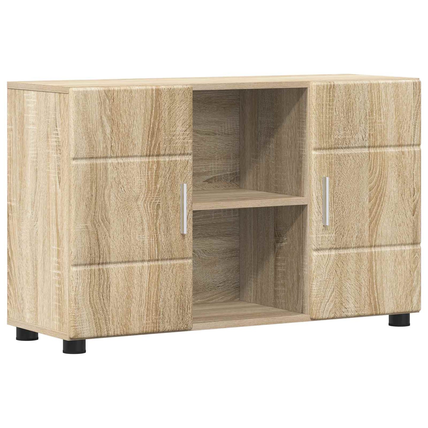 Sideboard with Shelf FLORIN Sonoma Oak 88.5 x 30.5 x 55.5 cm