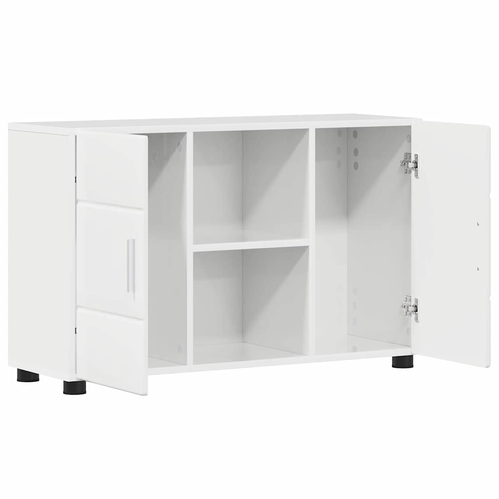 Sideboard FLORIN High Gloss White 88.5 x 30.5 x 55.5 cm