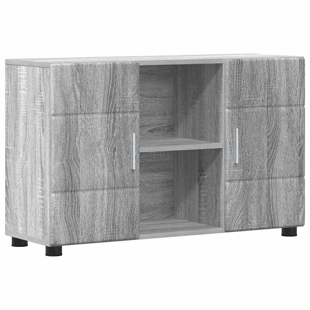 Sideboard with Shelf FLORIN Grey Sonoma 88.5 x 30.5 x 55.5 cm