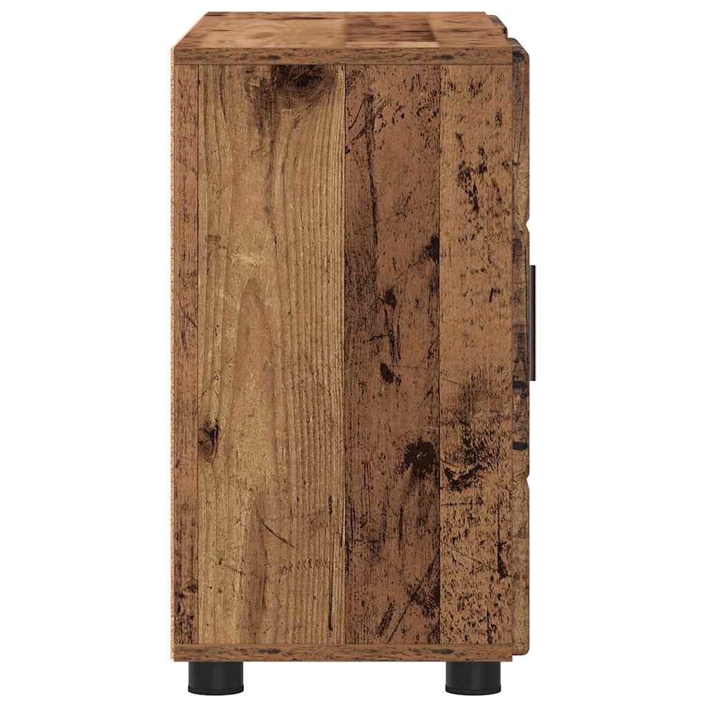 Sideboard FLORIN Old Wood 88.5 x 30.5 x 55.5 cm Engineered Wood