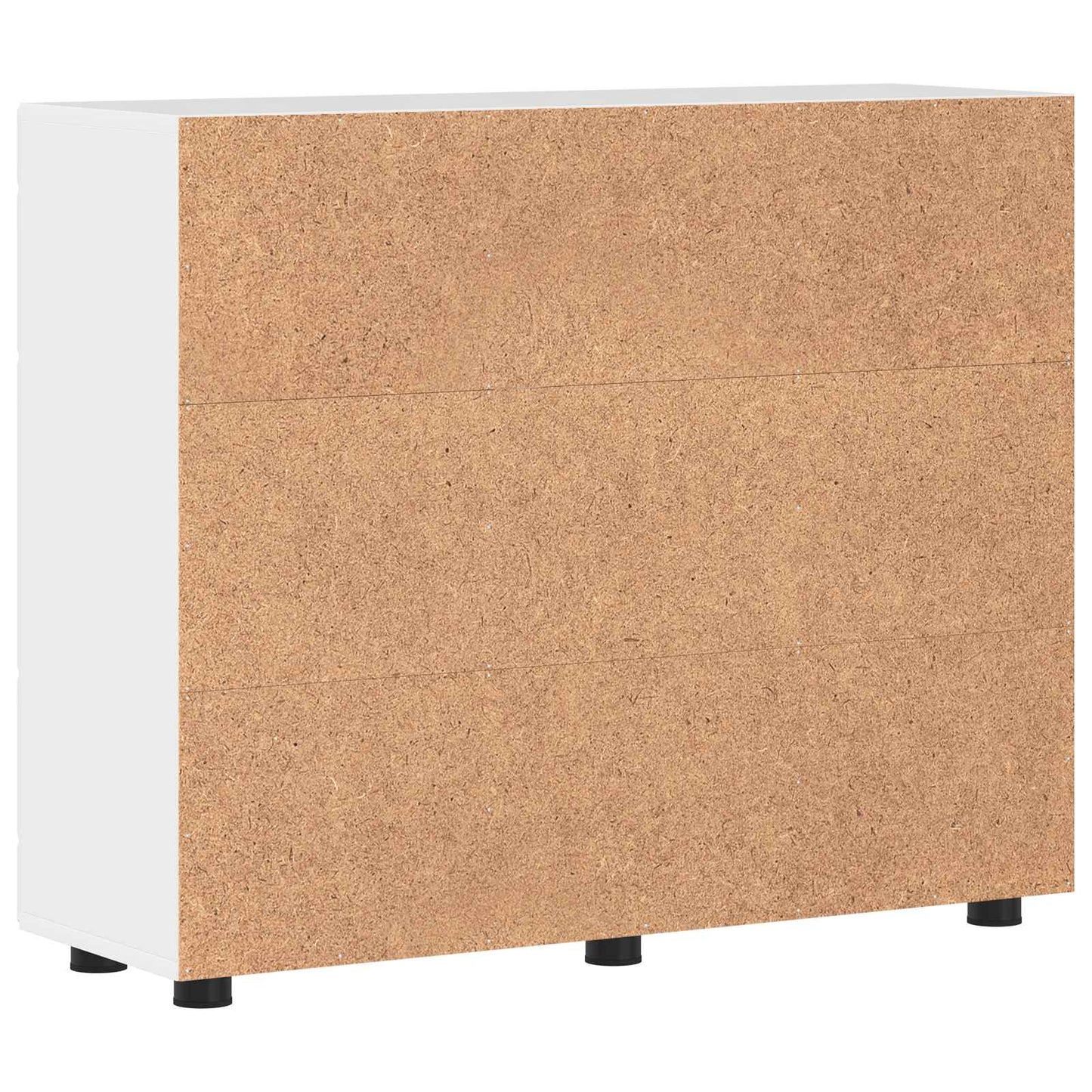 Wooden Cabinet High Gloss White 88.5 x 30.5 x 73 cm