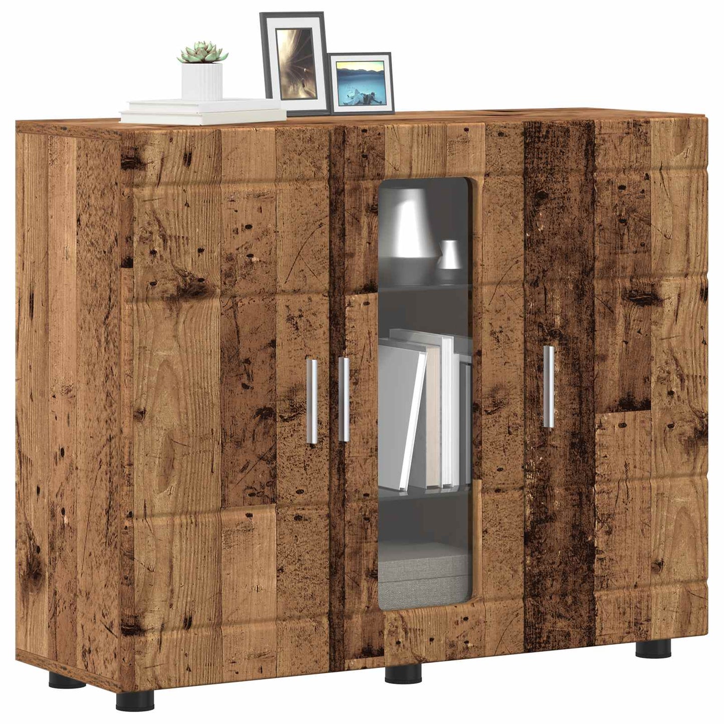 Wooden Cabinet Old Wood 88.5 x 30.5 x 73 cm Engineered Wood