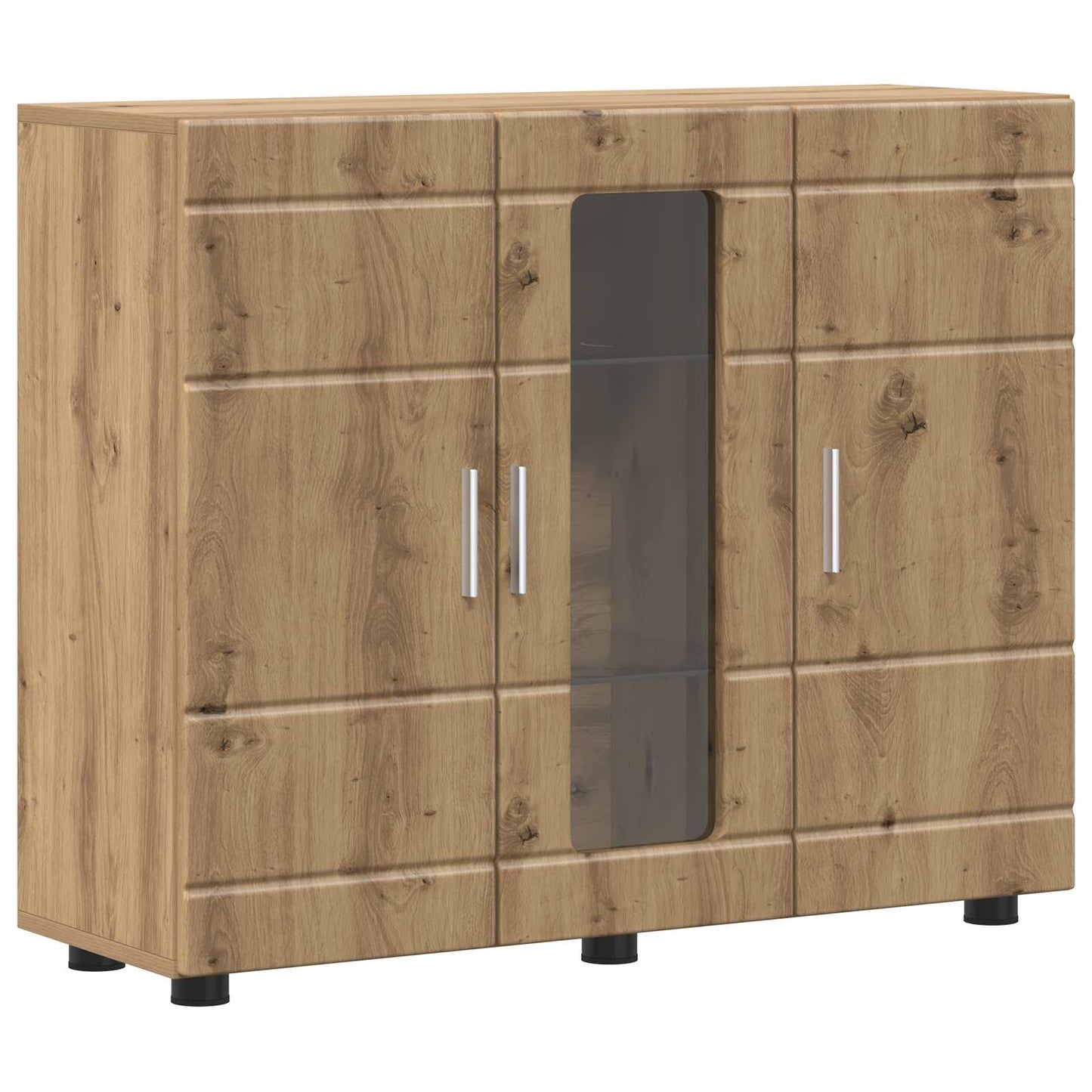 Wooden Cabinet Artisan Oak Engineered Wood