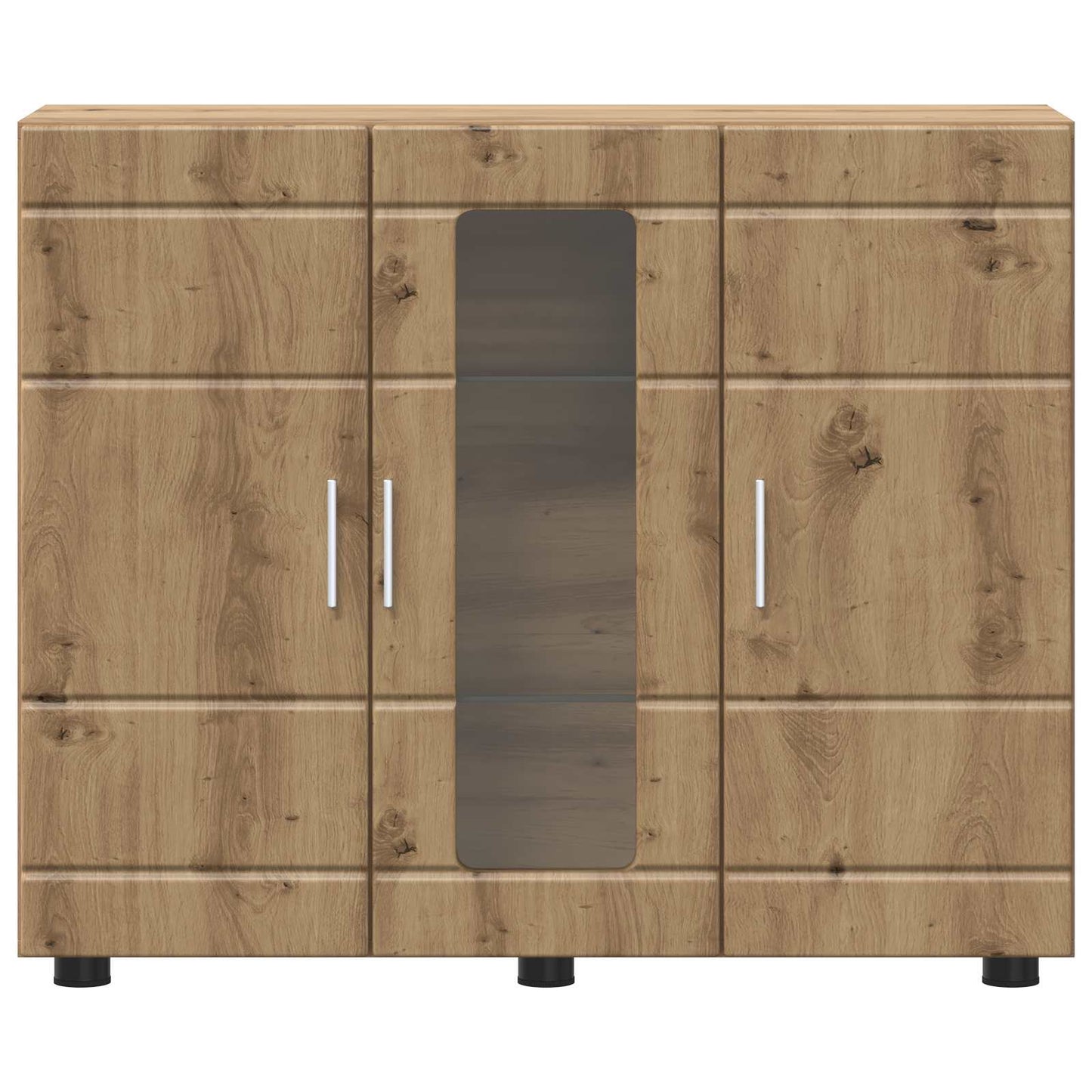 Wooden Cabinet Artisan Oak Engineered Wood