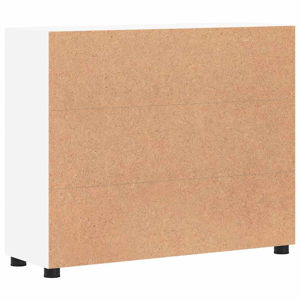 Sideboard FLORIN White 88.5 x 30.5 x 73 cm Engineered Wood