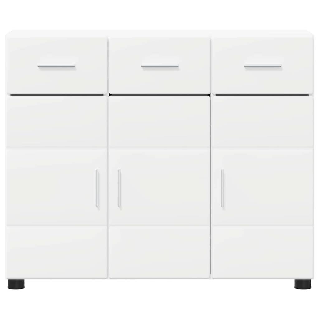 Sideboard FLORIN White 88.5 x 30.5 x 73 cm Engineered Wood