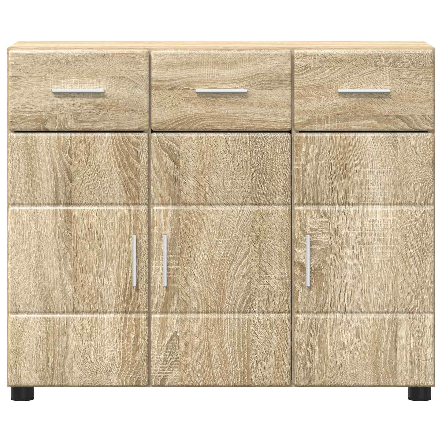 Sideboard FLORIN Sonoma Oak 88.5 x 30.5 x 73 cm Engineered Wood