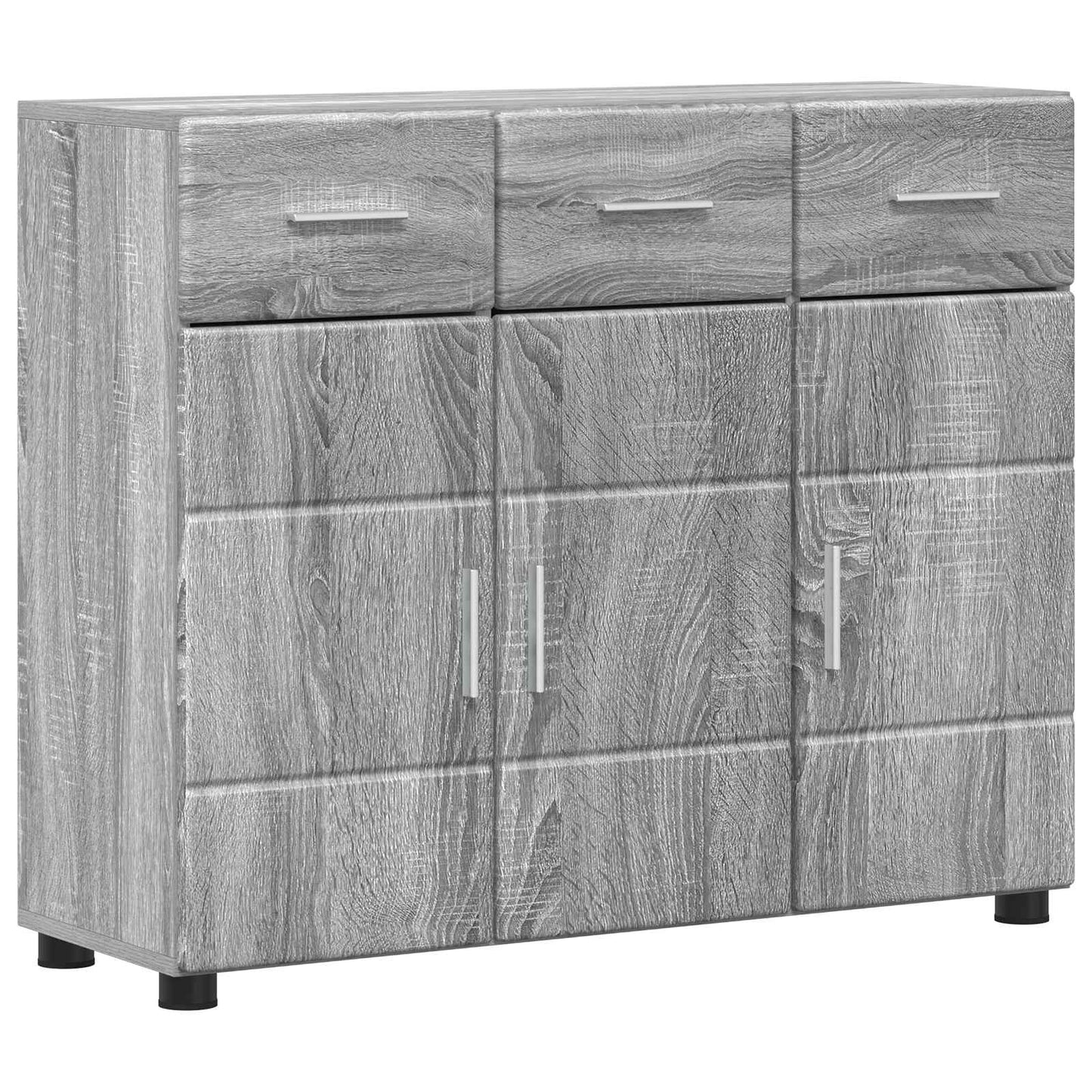 Sideboard with Shelf FLORIN Grey Sonoma 88.5 x 30.5 x 73 cm