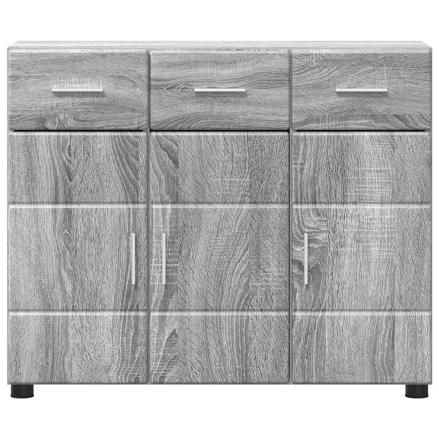 Sideboard with Shelf FLORIN Grey Sonoma 88.5 x 30.5 x 73 cm