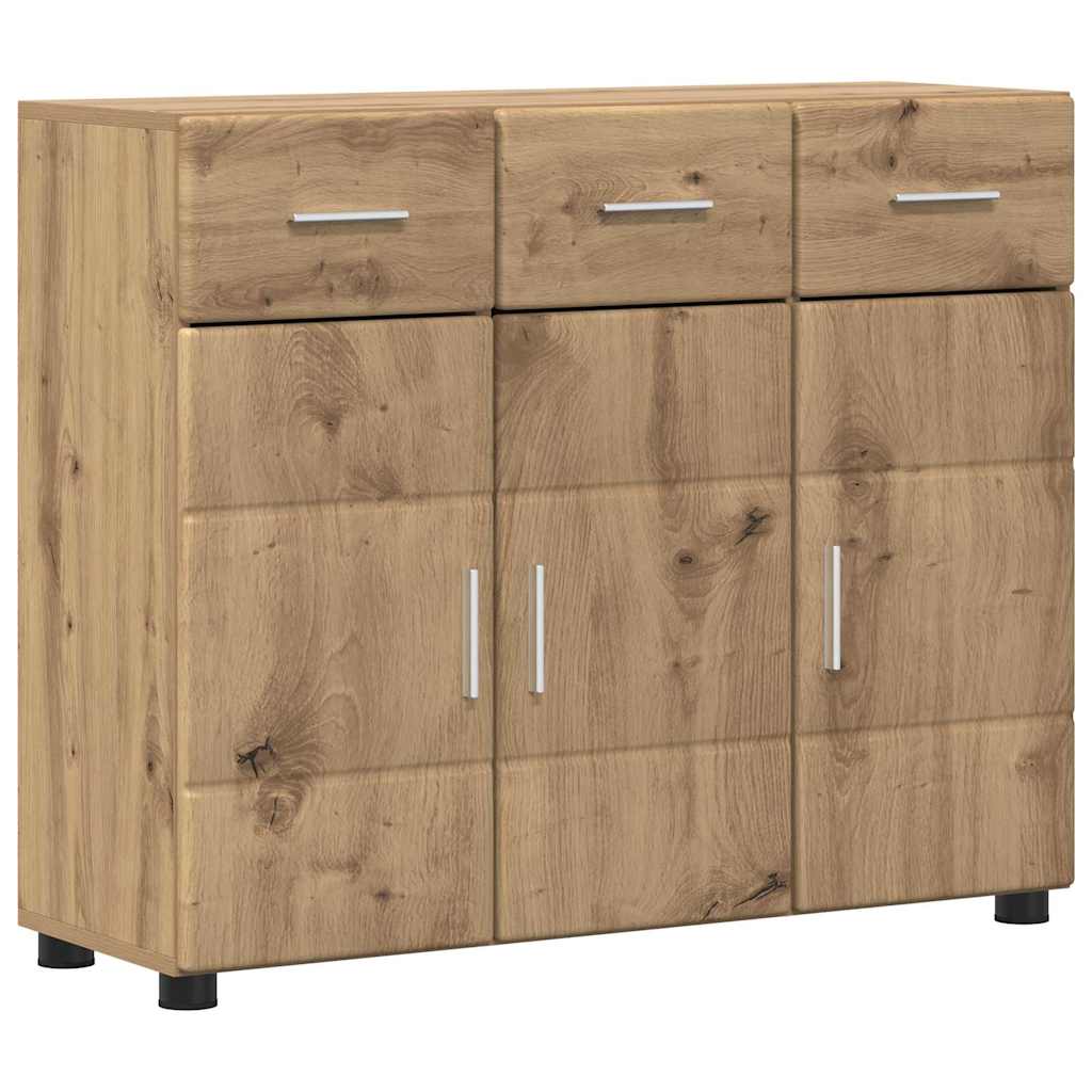 Sideboard FLORIN 88.5 x 30.5 x 73 cm Artisan Oak