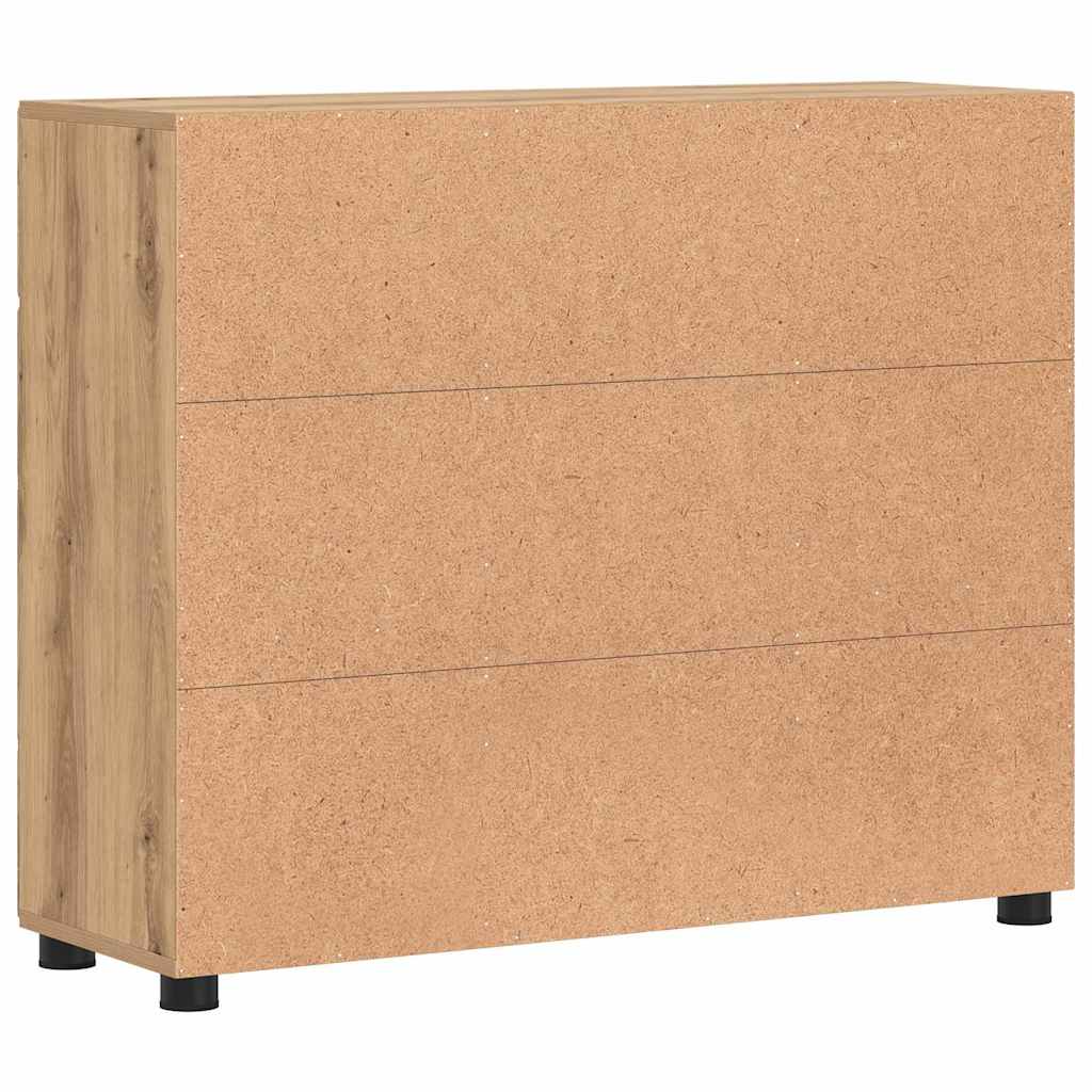 Sideboard FLORIN 88.5 x 30.5 x 73 cm Artisan Oak