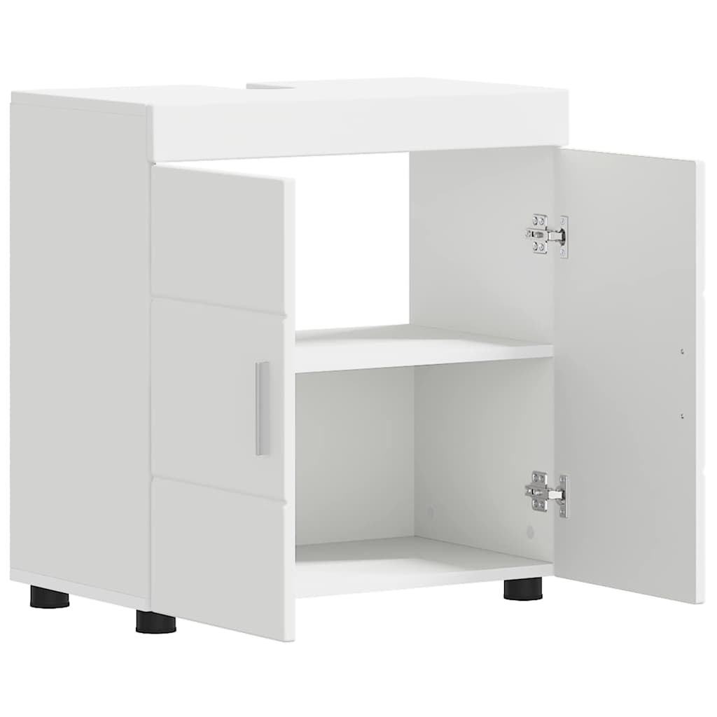 vidaXL Bathroom Basin Cabinet White 60 x 34 x 63 cm Engineered wood