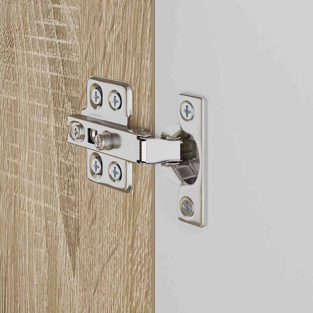 vidaXL Bathroom Basin Cabinet with Storage Sonoma oak 60 x 34 x 63 cm