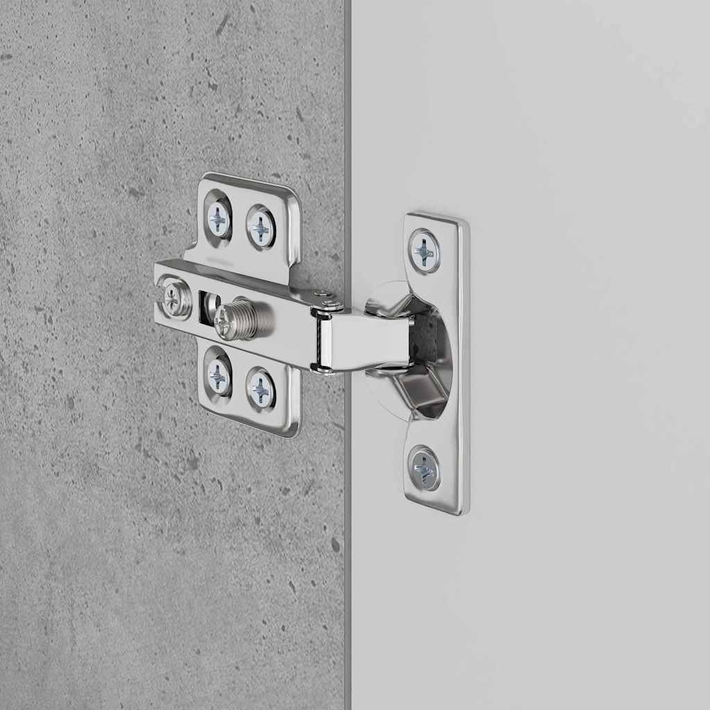 vidaXL Bathroom Basin Cabinet with Door Concrete grey 60 x 34 x 63 cm