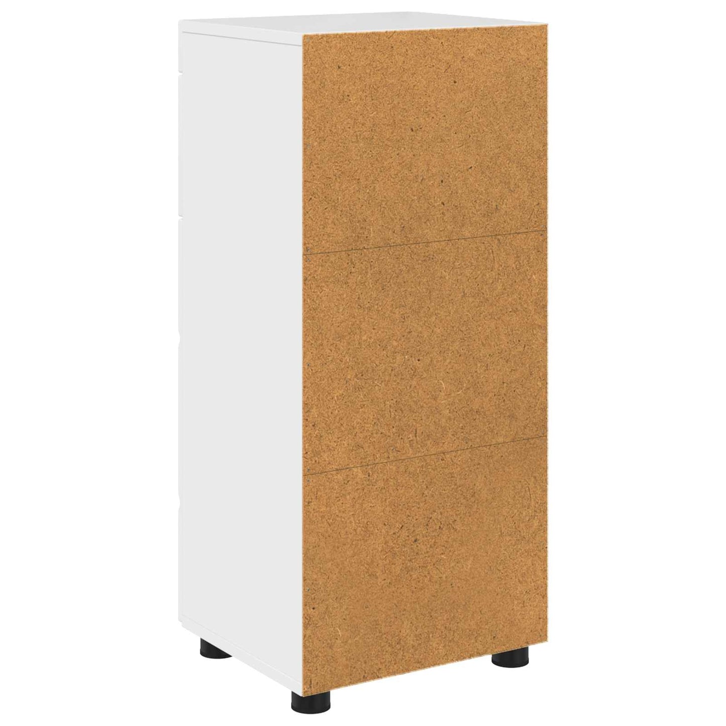 Bathroom Cabinet Set TULUM High Gloss White 37 x 31.5 x 82 cm